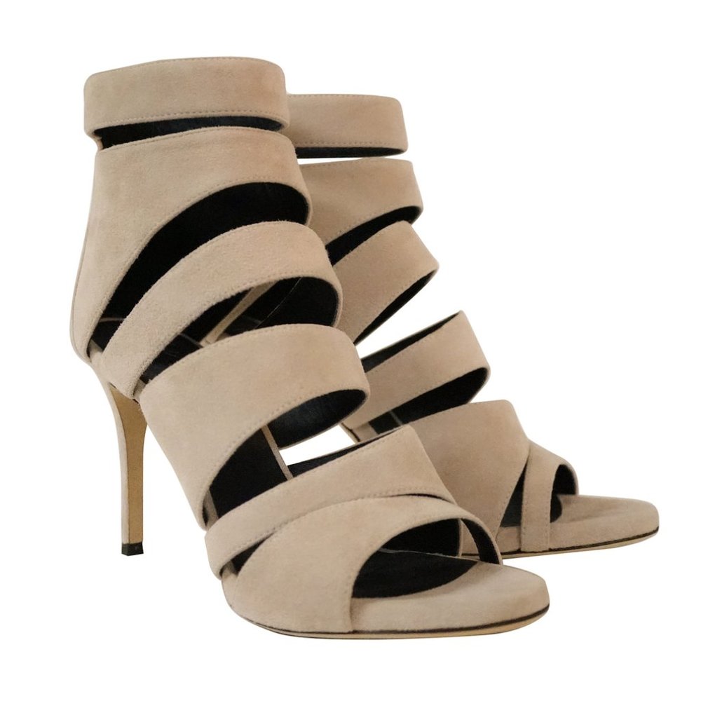 Giuseppe Zanotti Alien Tan Suede Sandal